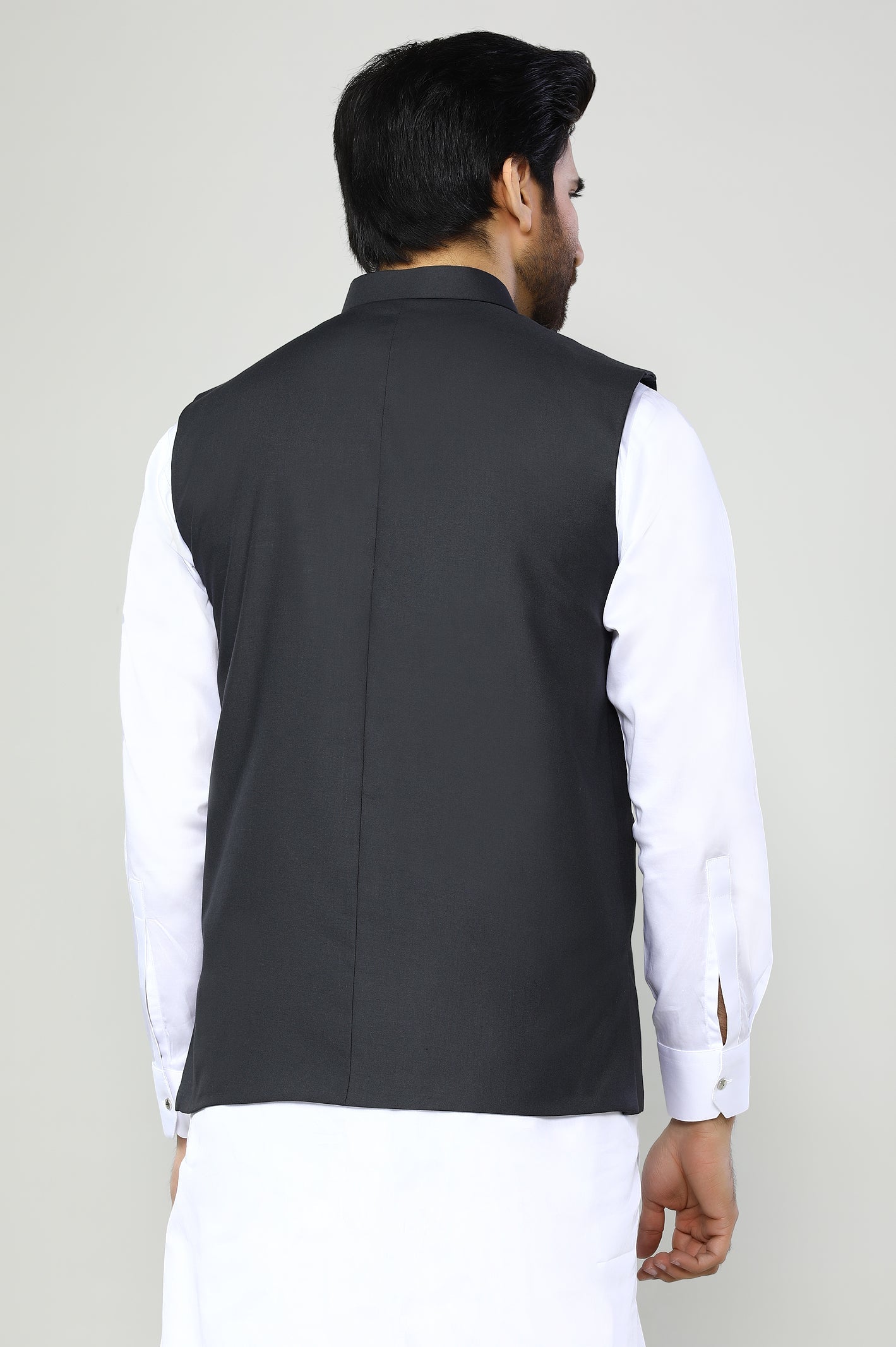 Dark Grey Waistcoat For Men - Diners