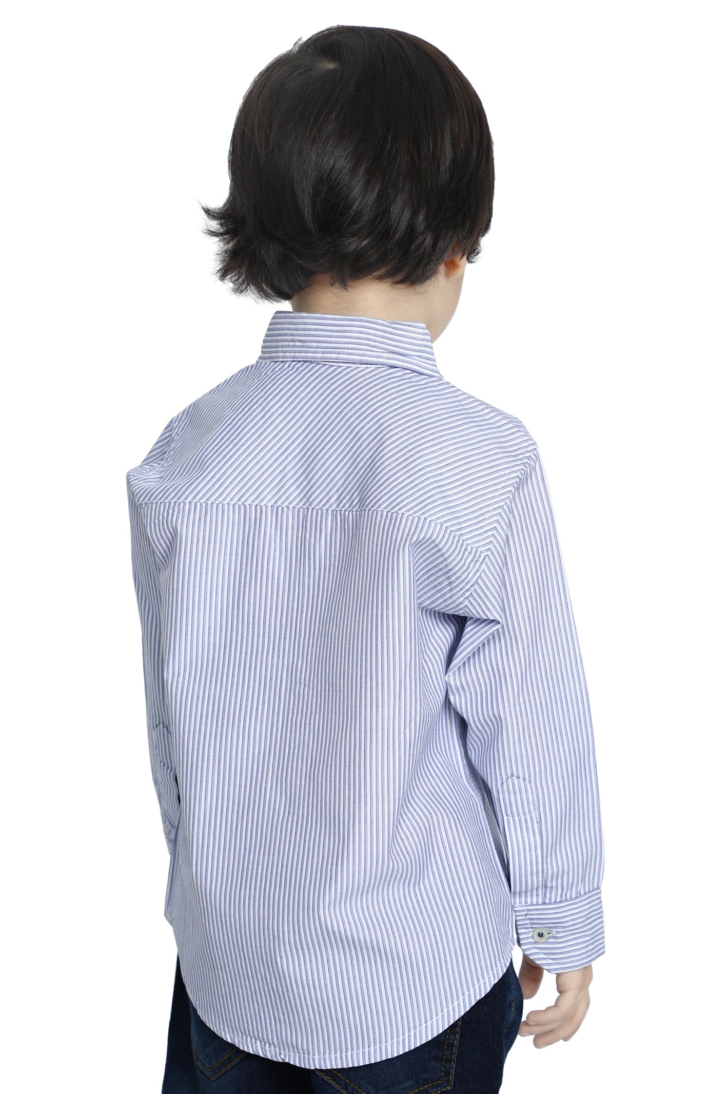 Boys Toddler Casual Shirt In Blue SKU: IBB-0023-BLUE - Diners
