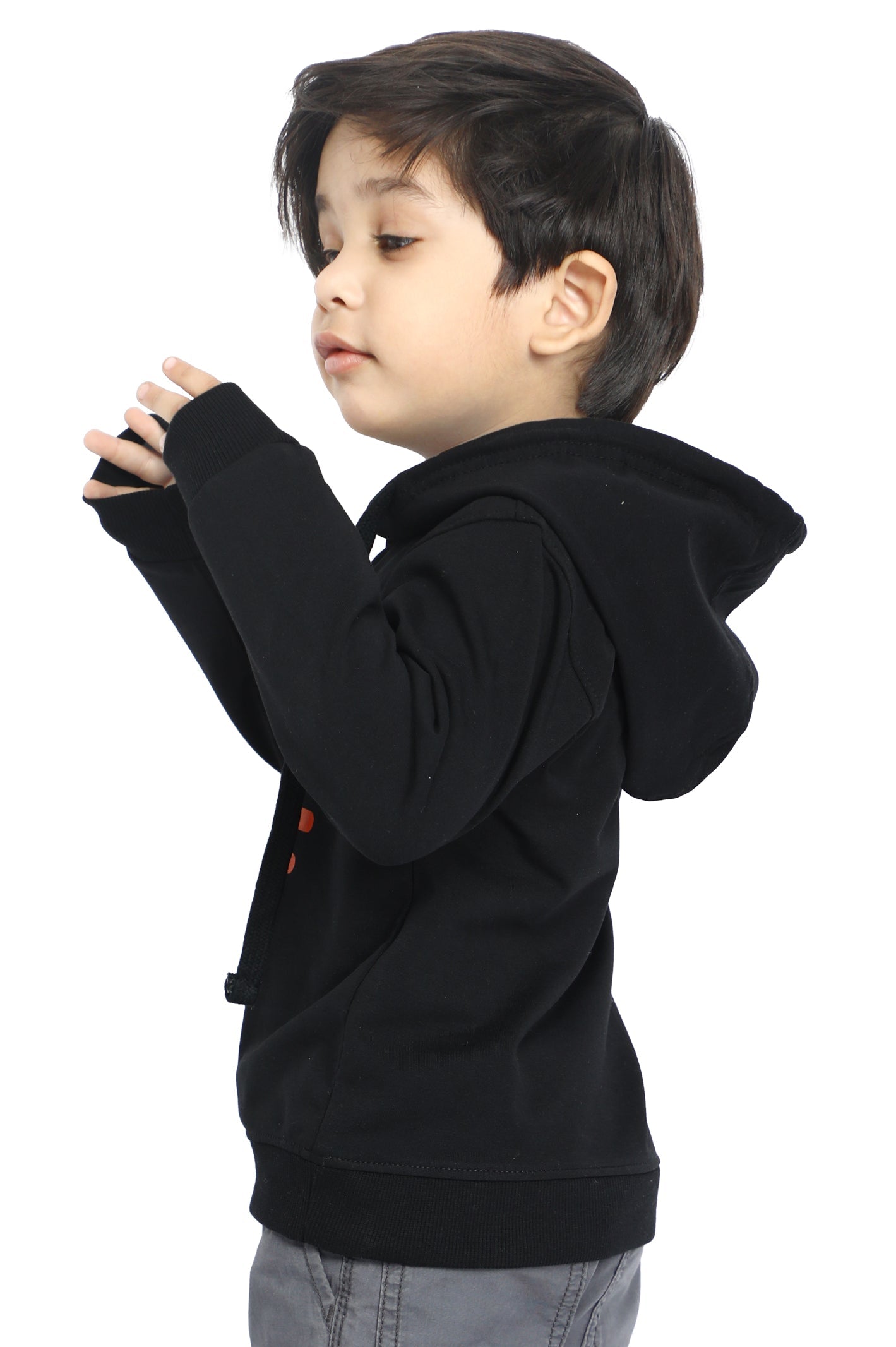 Boys Toddler Hoodie In Black SKU: IBI-0003-BLACK - Diners