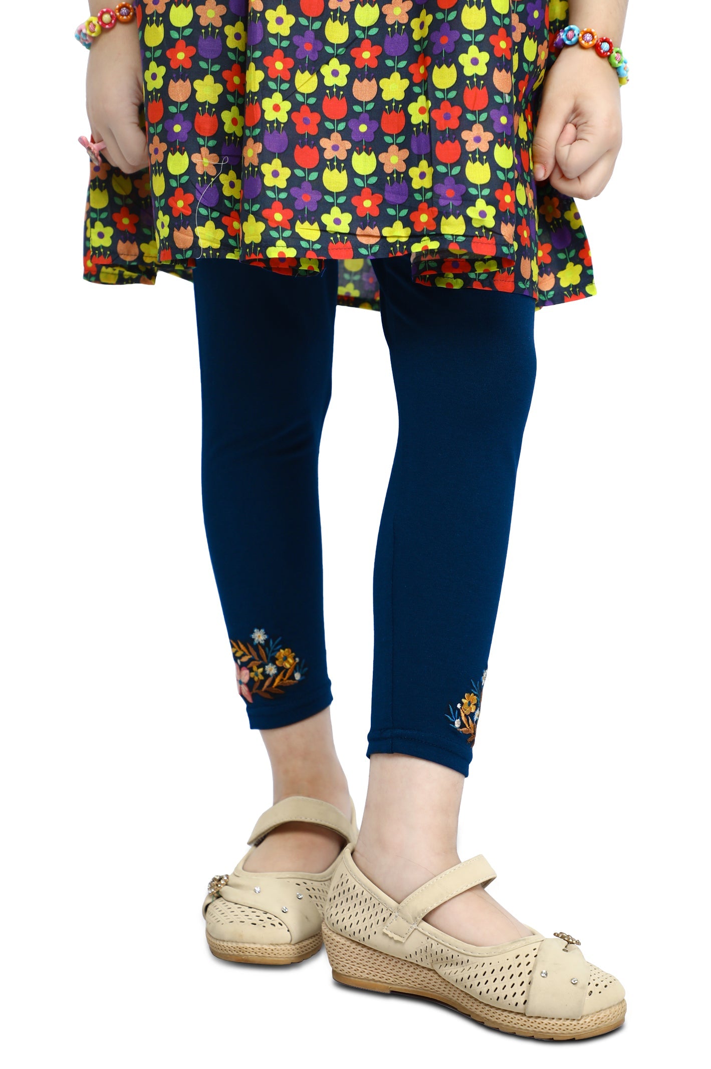 Tights For Toddler Girls In Navy SKU: IGT-0003-NAVY - Diners