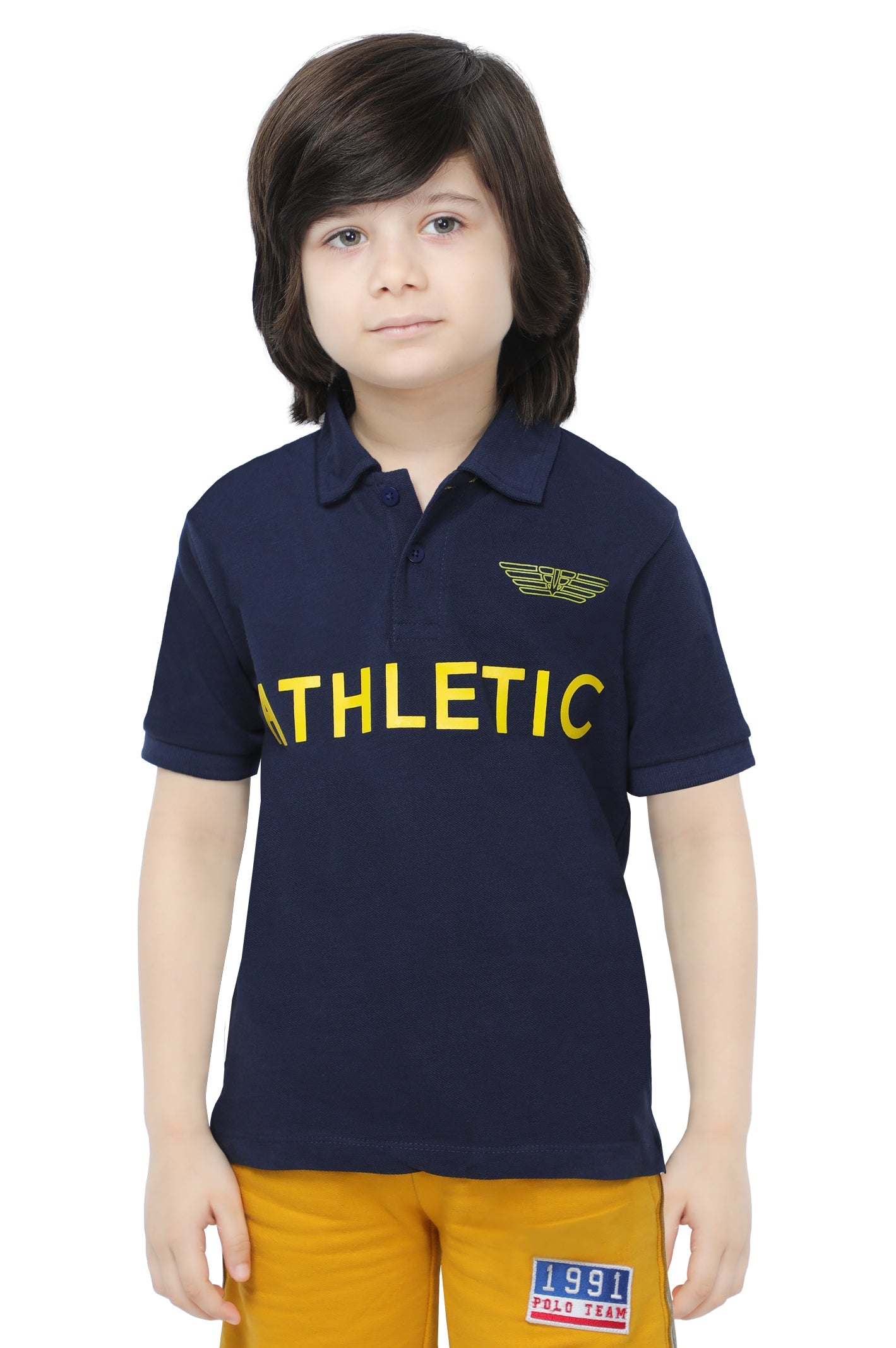 Boys Polo T-Shirt SKU: KBA-0354-NAVY - Diners