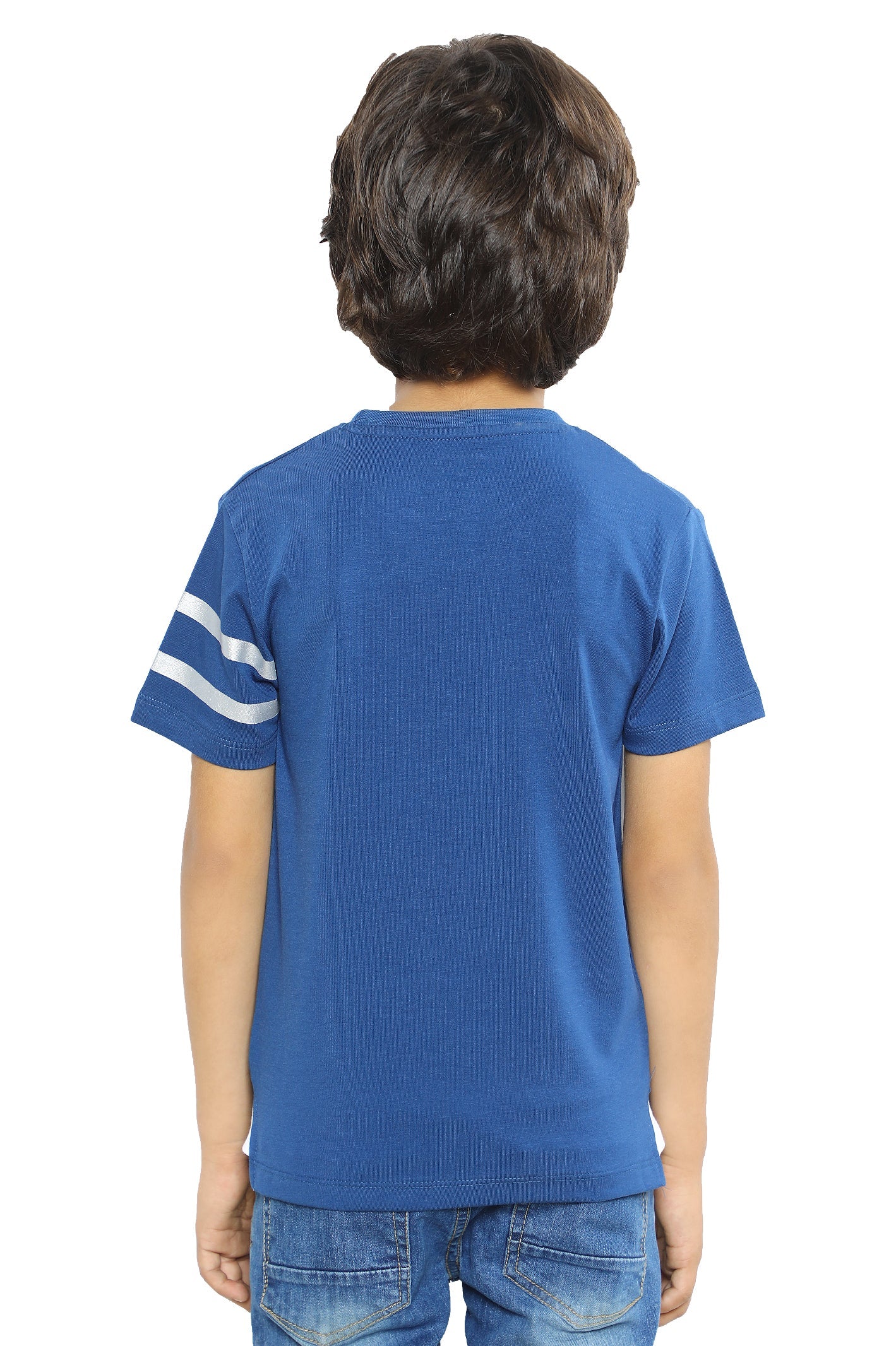 Boys Round Neck T-Shirt SKU: KBA-0419-NAVY - Diners