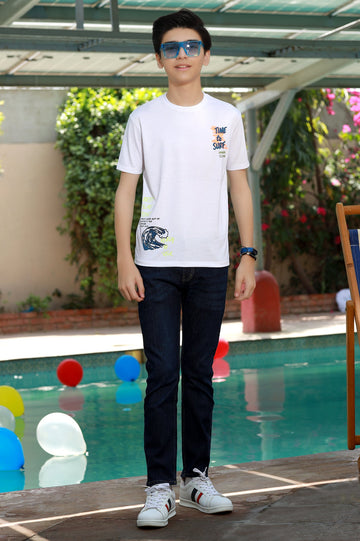 Boys Round Neck T-Shirt - Diners