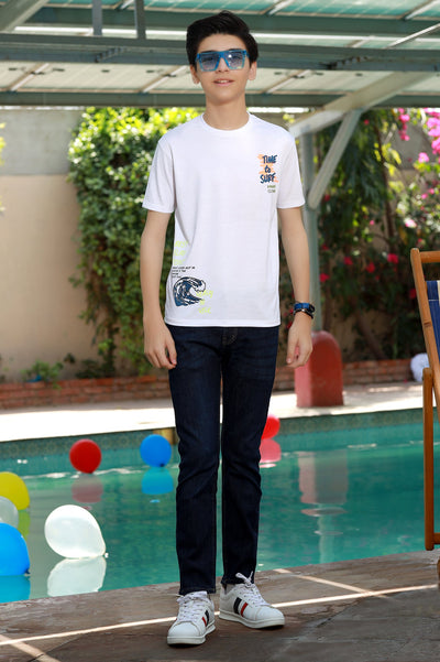 Boys Round Neck T-Shirt - Diners