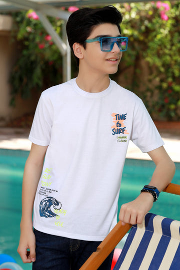 Boys Round Neck T-Shirt - Diners