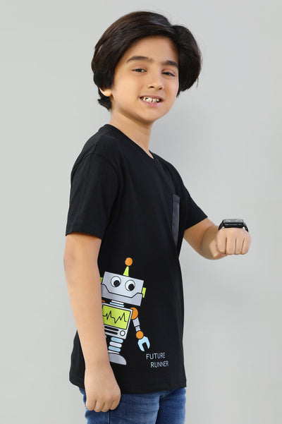 Boys Round Neck T-Shirt - Diners