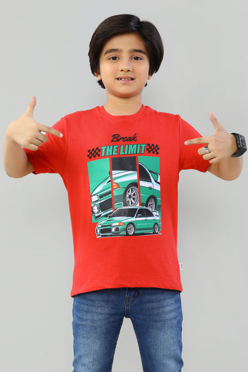 Boys Round Neck T-Shirt - Diners