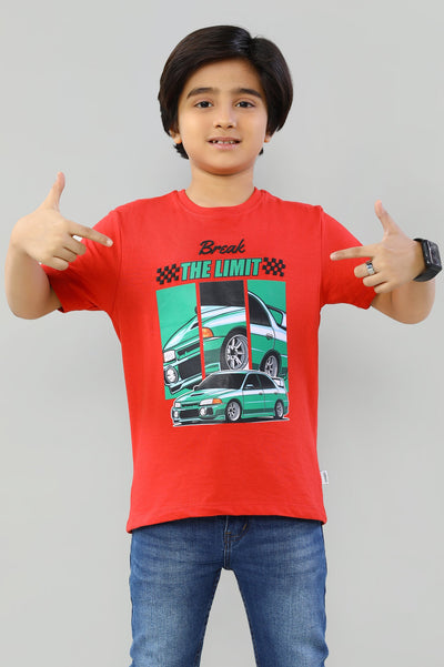 Boys Round Neck T-Shirt - Diners