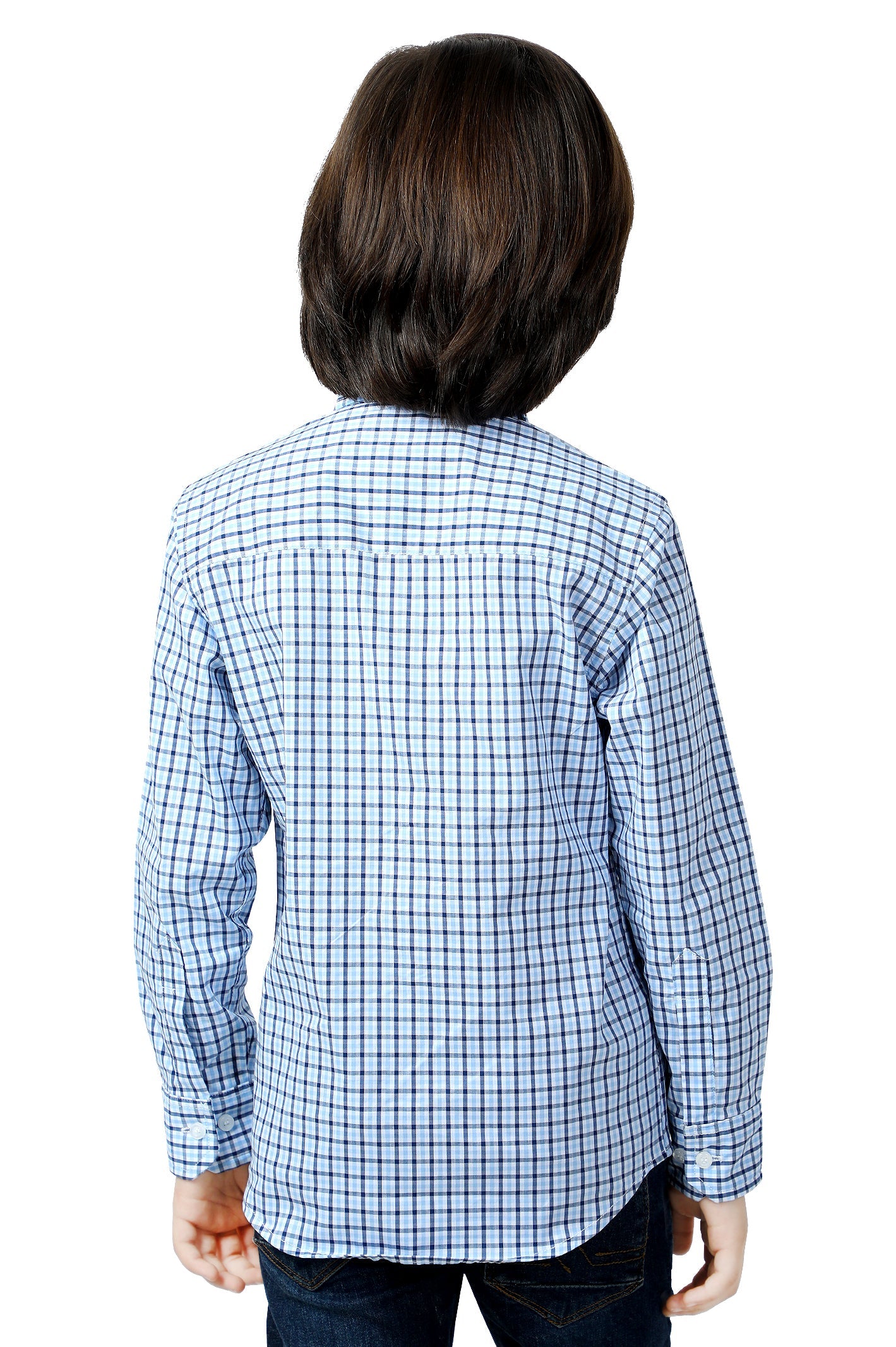 Boys Casual Shirt In White SKU: KBB-0352-WHITE - Diners