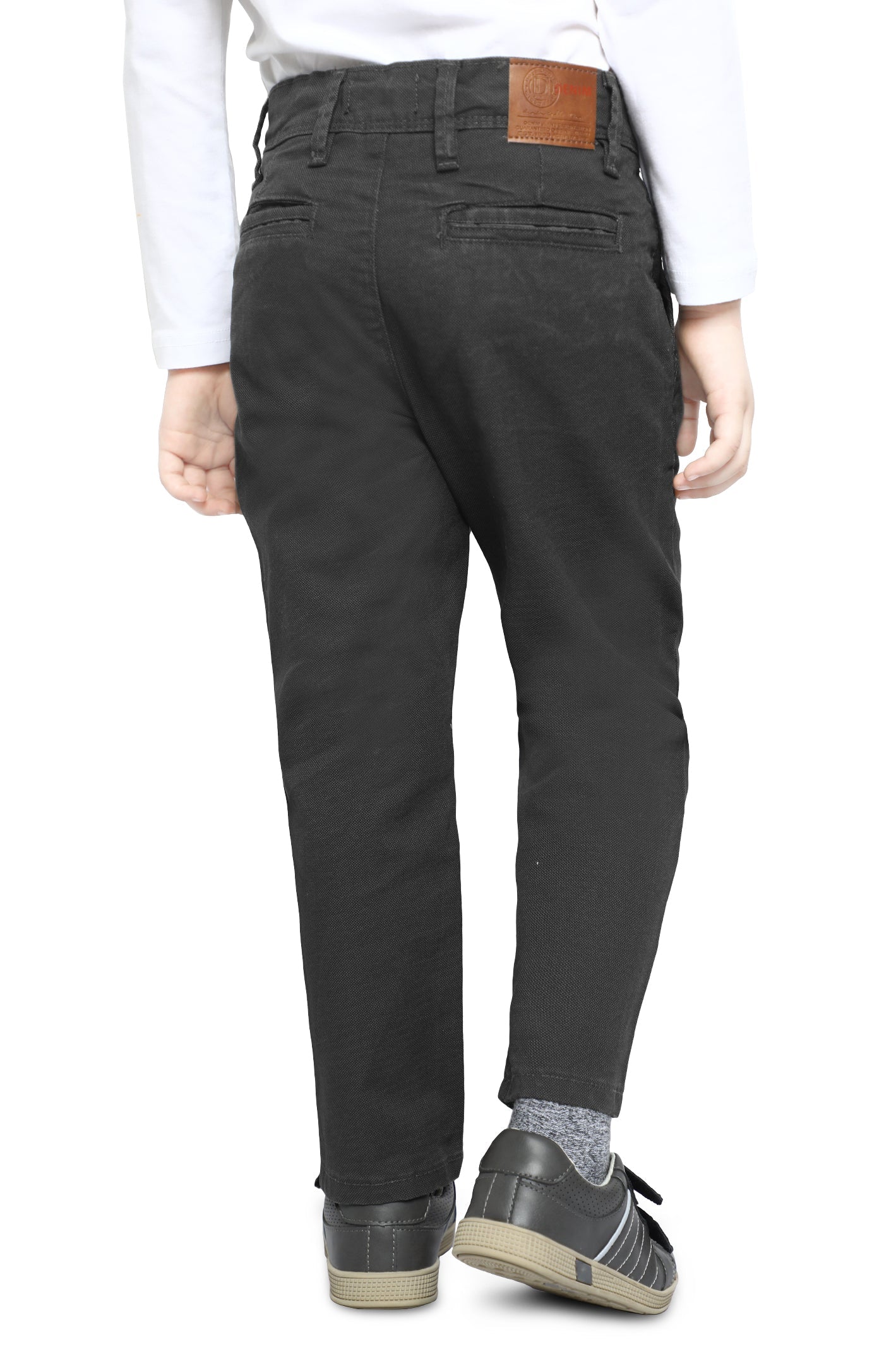 Trouser For Kids In D-Grey SKU: KBC-0356-D-GREY - Diners