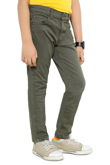Trouser For Kids SKU: KBC-0411-OLIVE - Diners