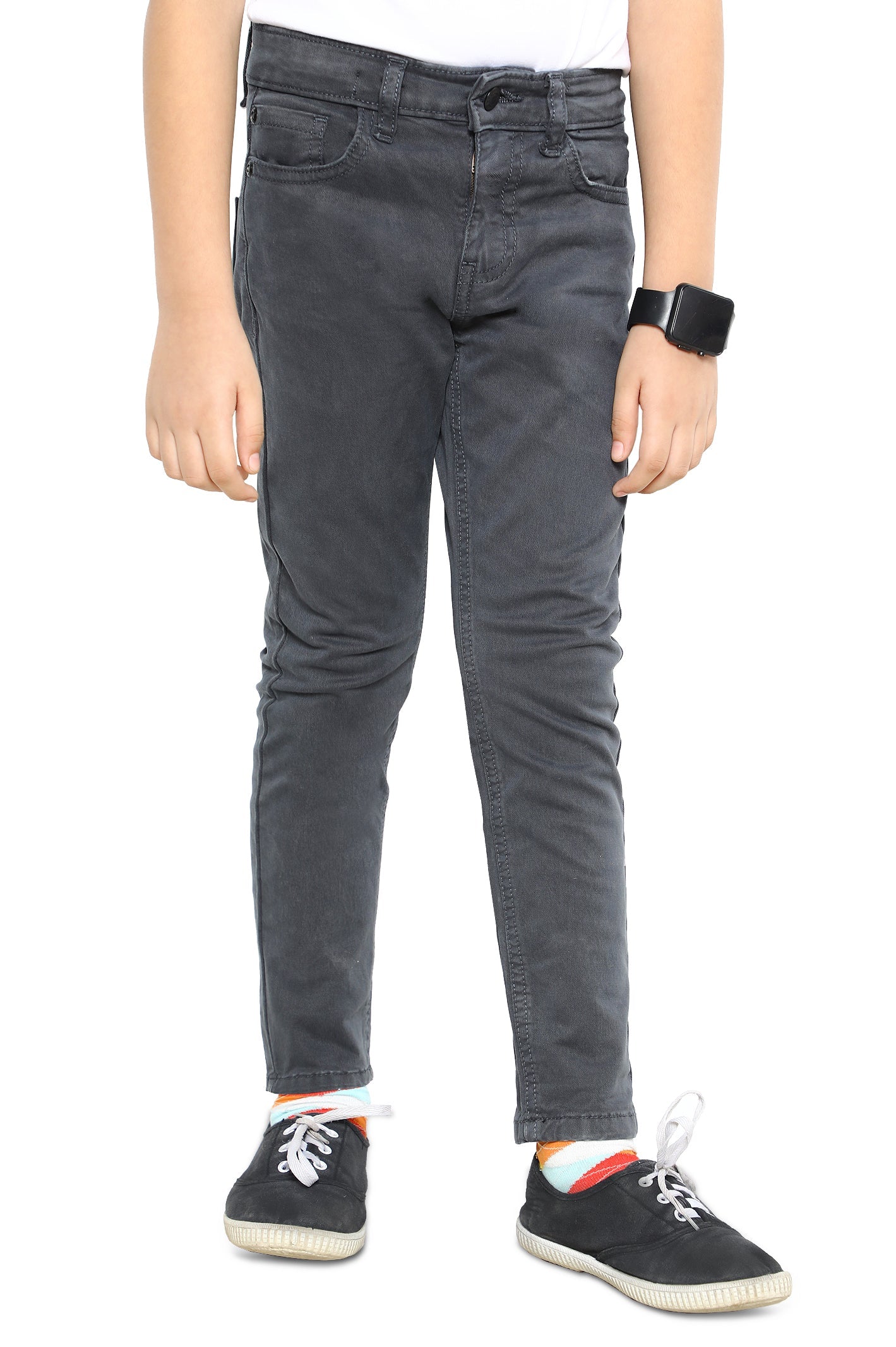 Trouser For Kids SKU: KBC-0413-CHARCOAL - Diners