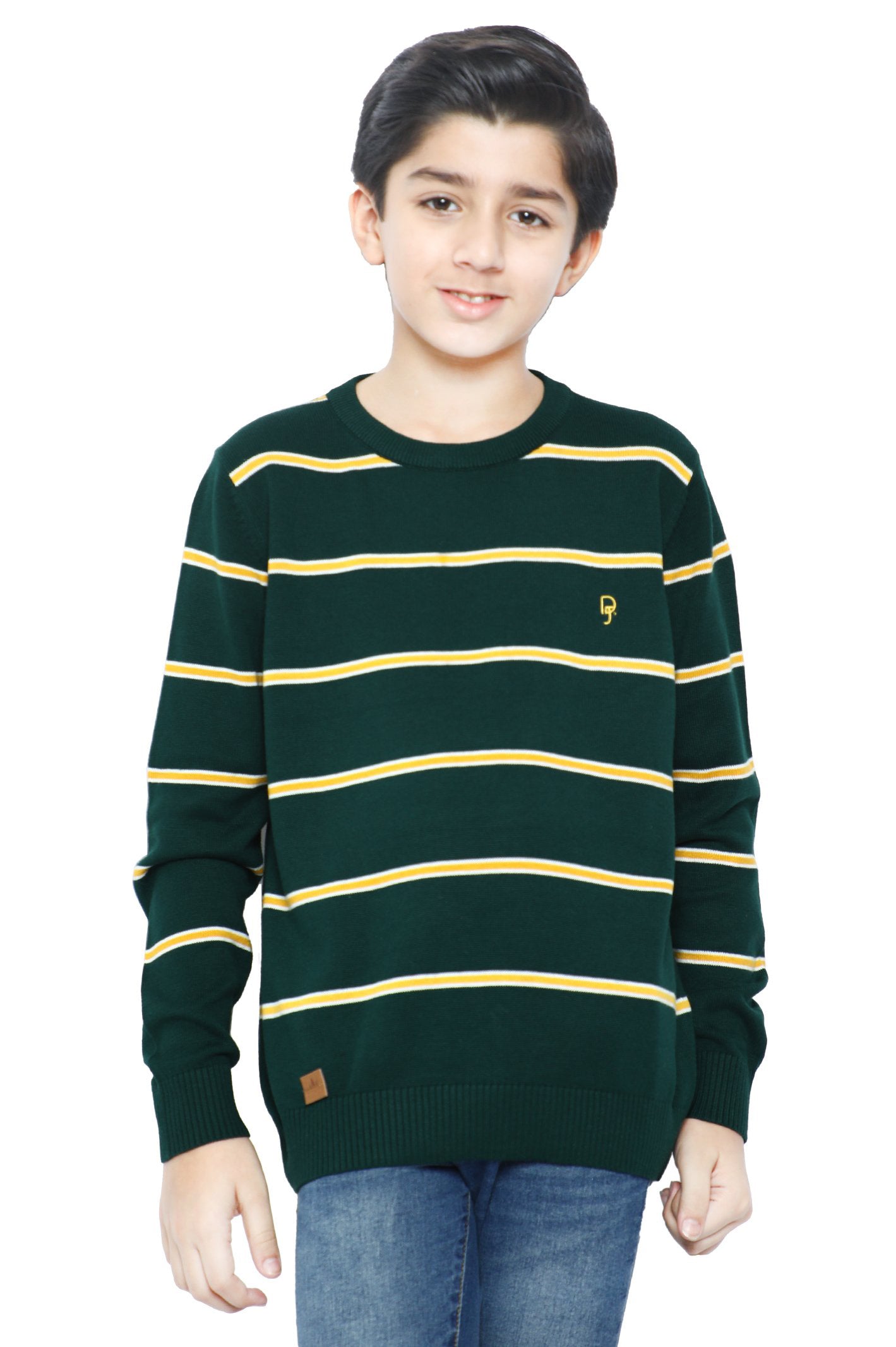 Boys Sweaters In Green SKU: KBE-0162-GREEN - Diners