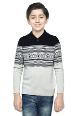 Boys Sweaters In Black SKU: KBE-0169-BLACK - Diners