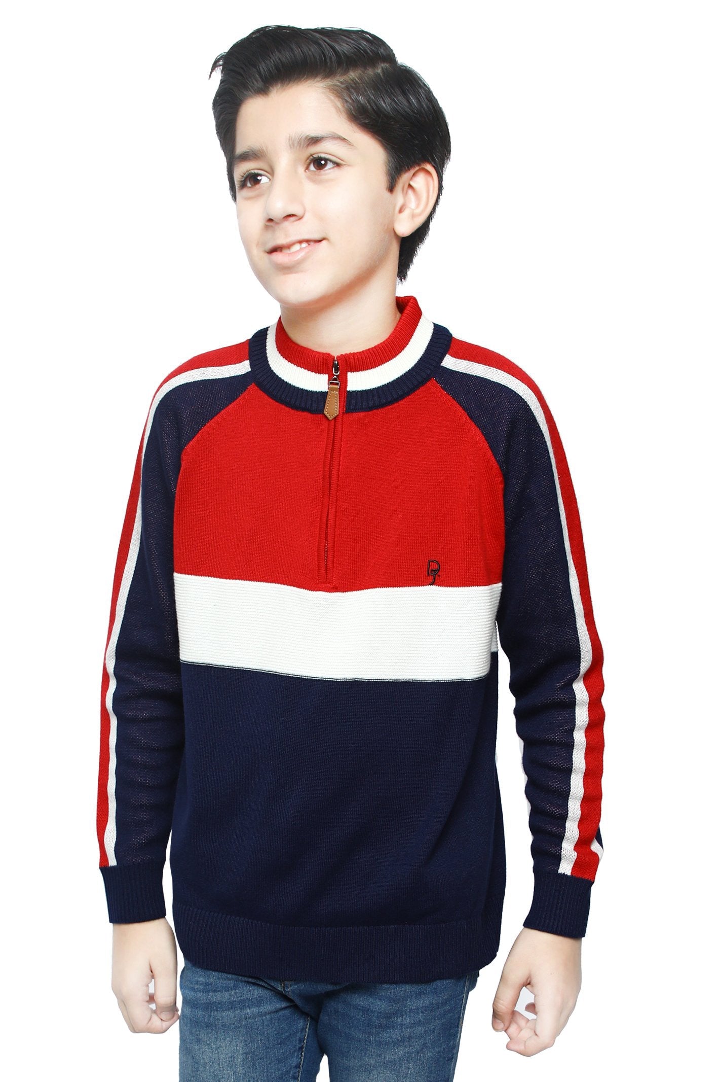 Boys Sweaters In Red SKU: KBE-0172-RED - Diners