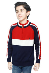 Boys Sweaters In Red SKU: KBE-0172-RED - Diners