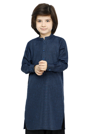 Boys Shalwar Suit SKU: KBH-0112-BLUE - Diners