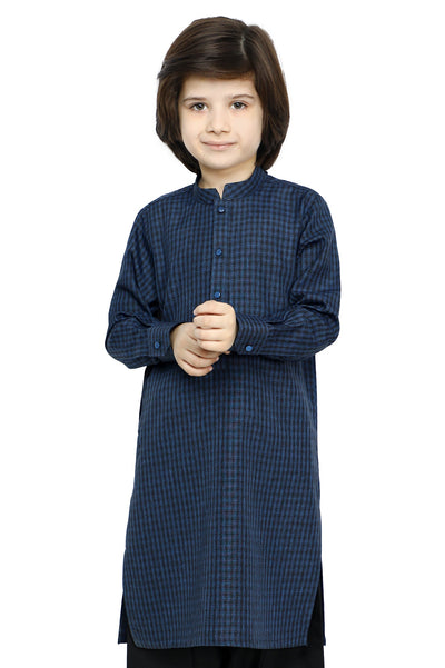 Boys Shalwar Suit SKU: KBH-0112-BLUE - Diners