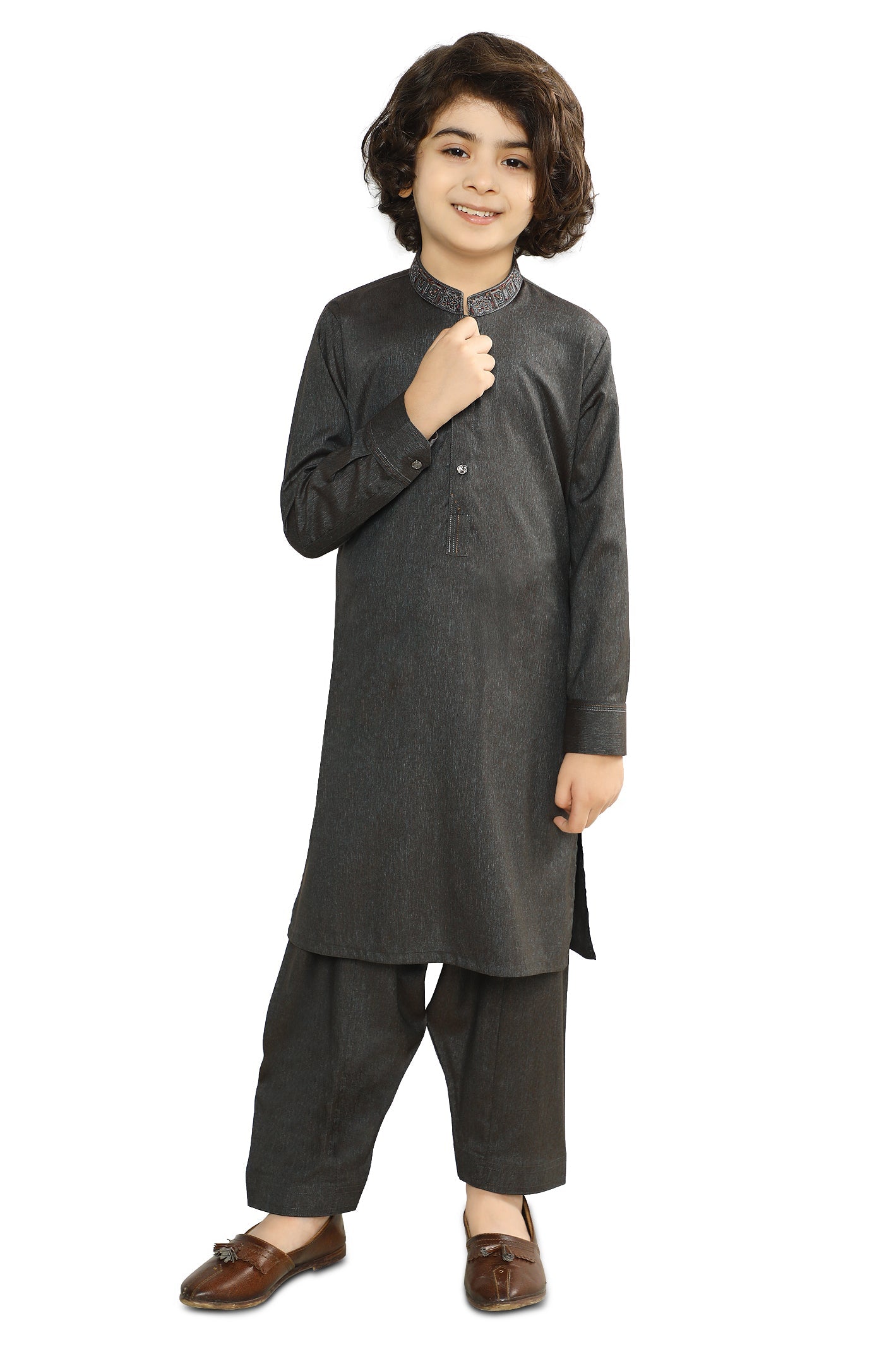Boys Shalwar Suit SKU: KBH-0124-BLUE - Diners