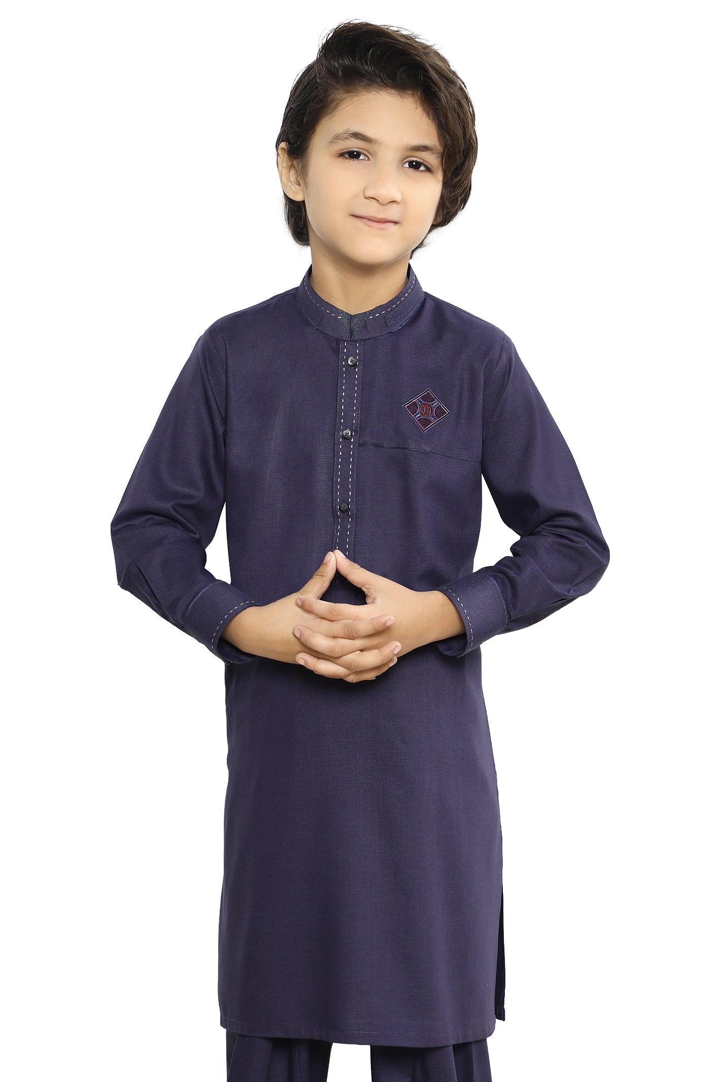 Boys Shalwar Suit SKU: KBH-0128-L-PURPLE - Diners