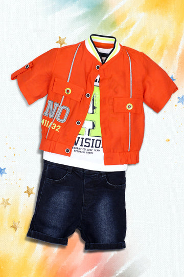 Boys Combos SKU: KBJ-0038-ORANGE - Diners