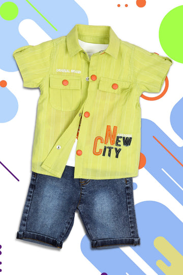 Boys Combos SKU: KBJ-0039-L-GREEN - Diners