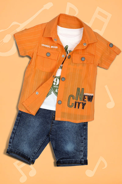 Boys Combos SKU: KBJ-0039-ORANGE - Diners