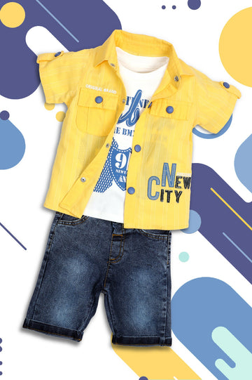 Boys Combos SKU: KBJ-0039-YELLOW - Diners