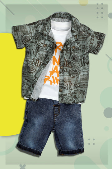 Boys Combos SKU: KBJ-0040-GREEN - Diners