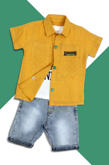 Boys Combos SKU: KBJ-0041-YELLOW - Diners