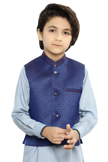 Kid Blue Waist Coat