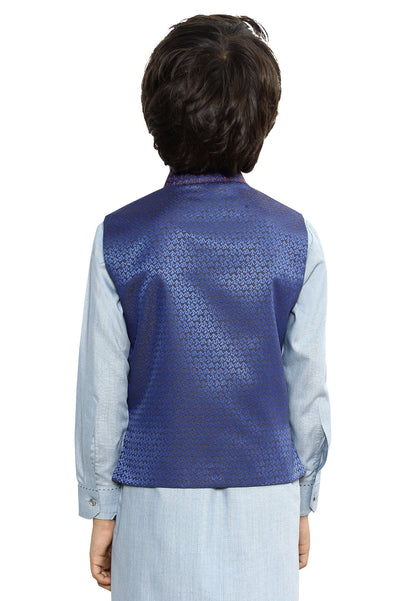 Kid formal Blue Waist Coat