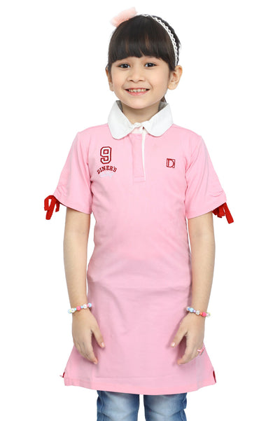 Girls T-Shirt In Pink SKU: KGA-0145-PINK - Diners