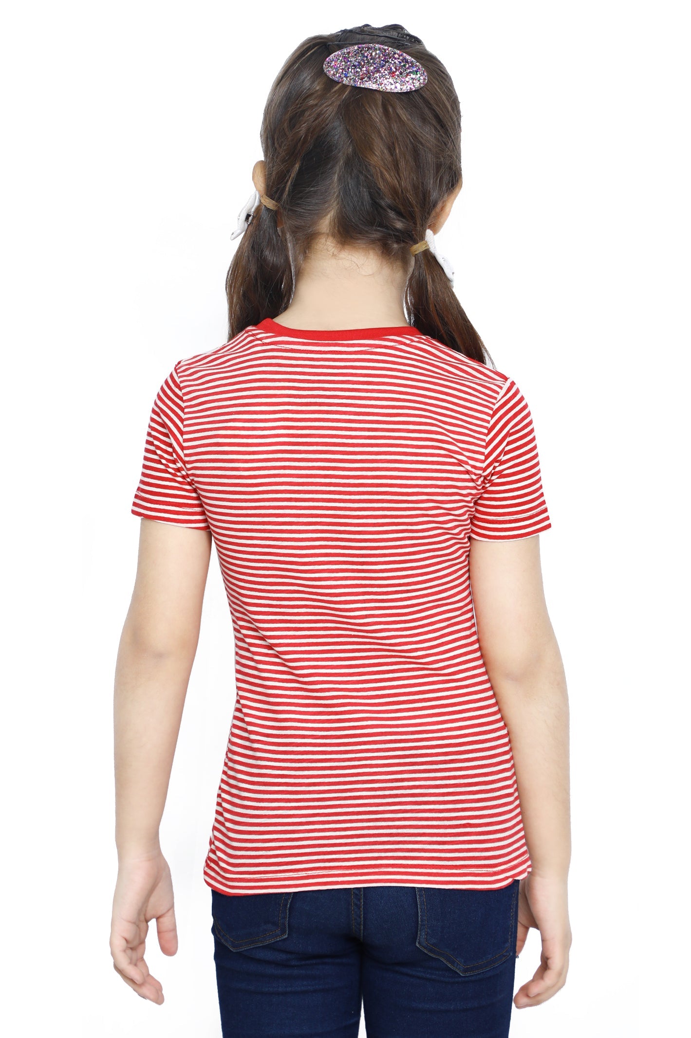 Girls T-Shirt In Red SKU: KGA-0196-RED - Diners