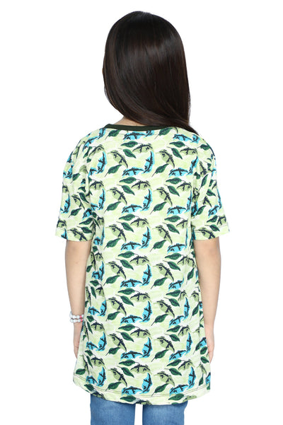 Girls T-Shirt In Green SKU: KGA-0202-GREEN - Diners