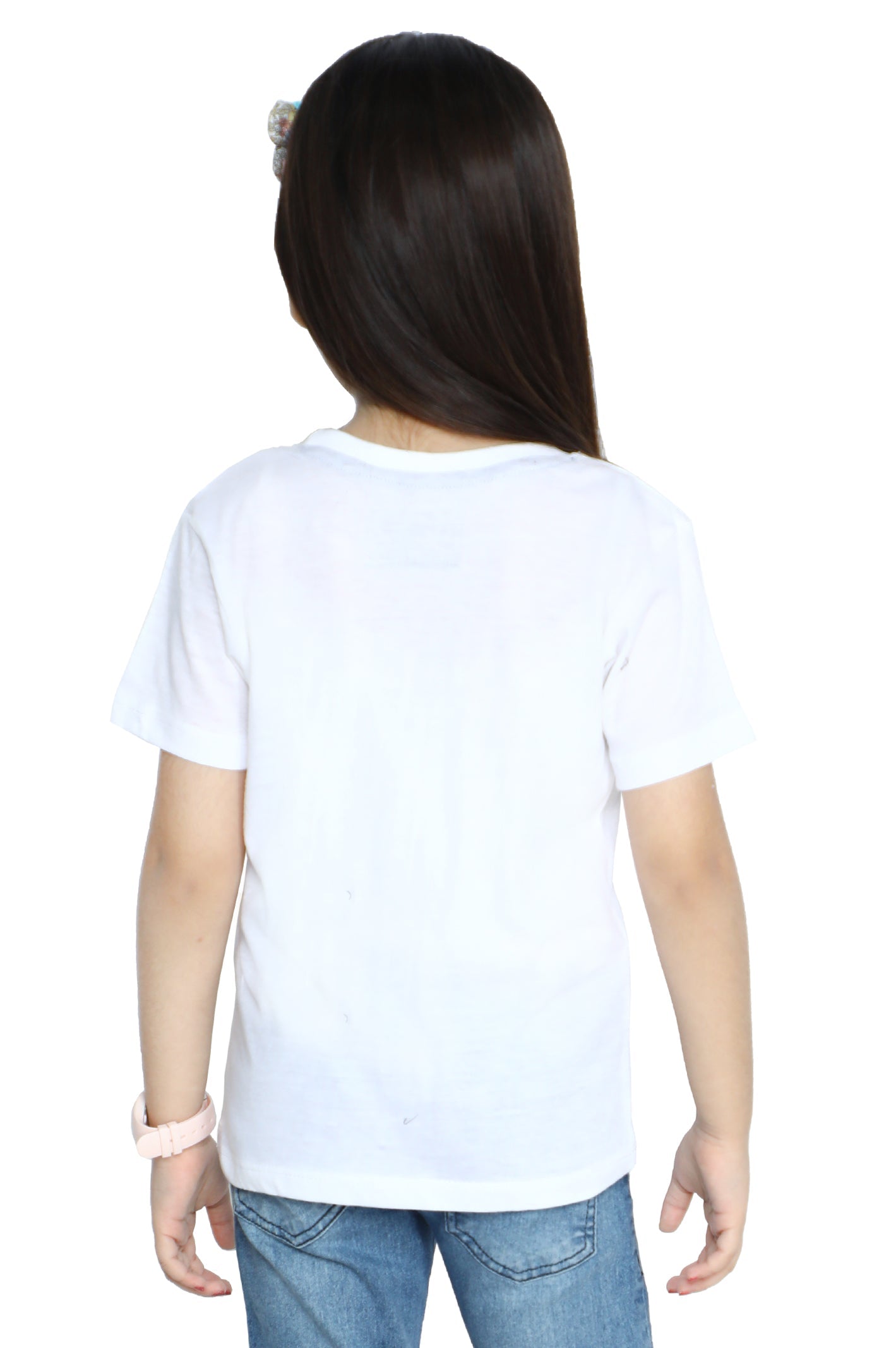 Girls T-Shirt In White SKU: KGA-0208-WHITE - Diners