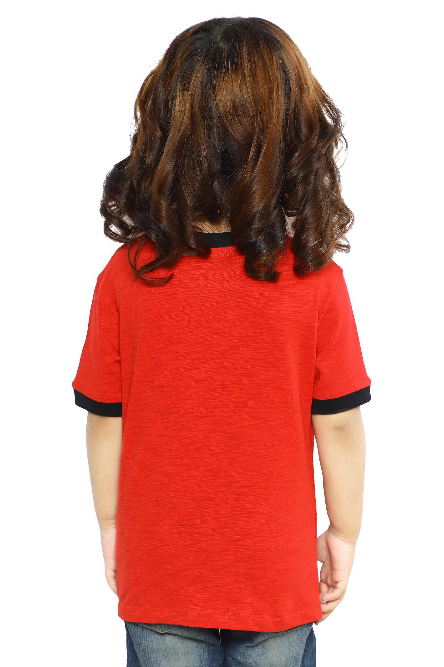 Girls T-Shirt In Red SKU: KGA-0237-RED - Diners