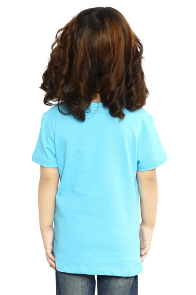 Girls T-Shirt In Aqua SKU: KGA-0254-AQUA - Diners