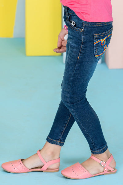 Trouser For Girls SKU: KGC-0256-BLUE - Diners