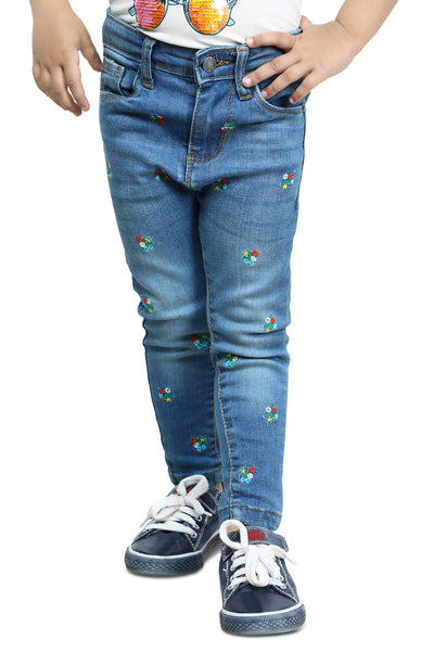 Trouser For Girls SKU: KGC-0258-BLUE - Diners