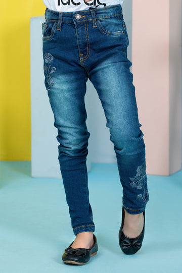Trouser For Girls SKU: KGC-0262-BLUE - Diners