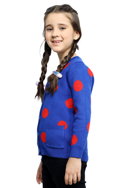 Girls Sweater SKU: KGE-0150-BLUE - Diners