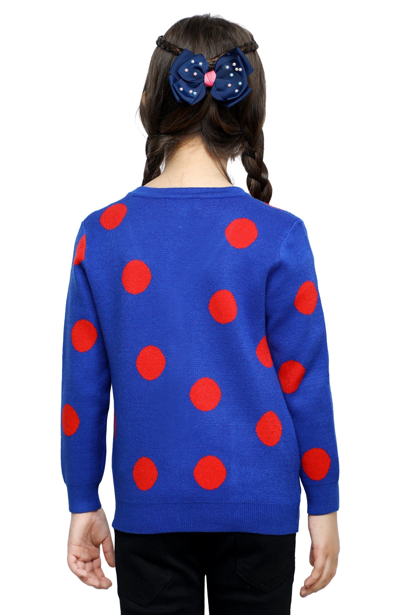 Girls Sweater SKU: KGE-0150-BLUE - Diners