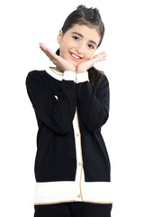 Girls Sweater SKU: KGE-0164-BLACK - Diners