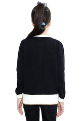 Girls Sweater SKU: KGE-0164-BLACK - Diners