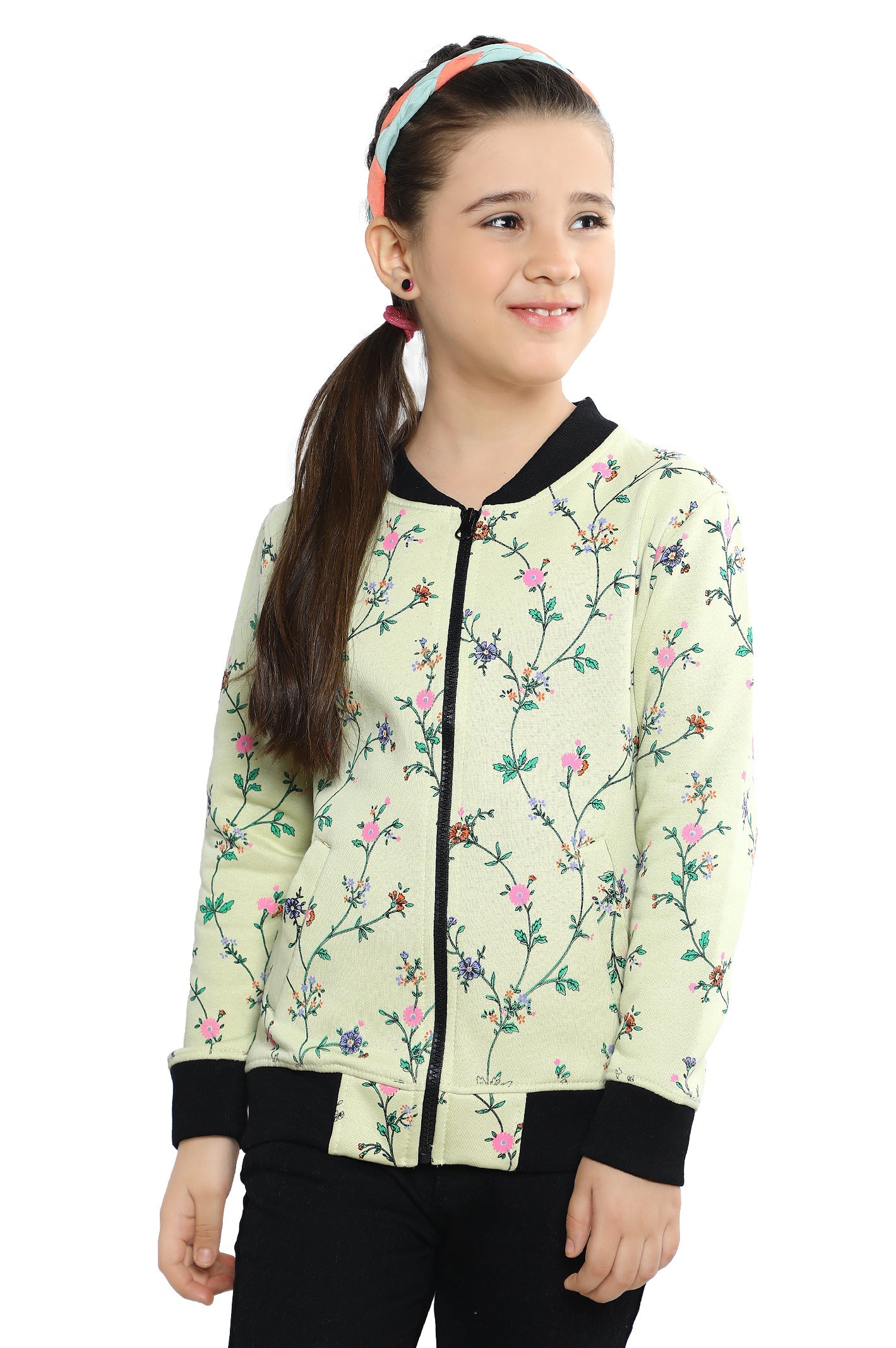 Girls Jackets SKU: KGF-0161-GREEN - Diners