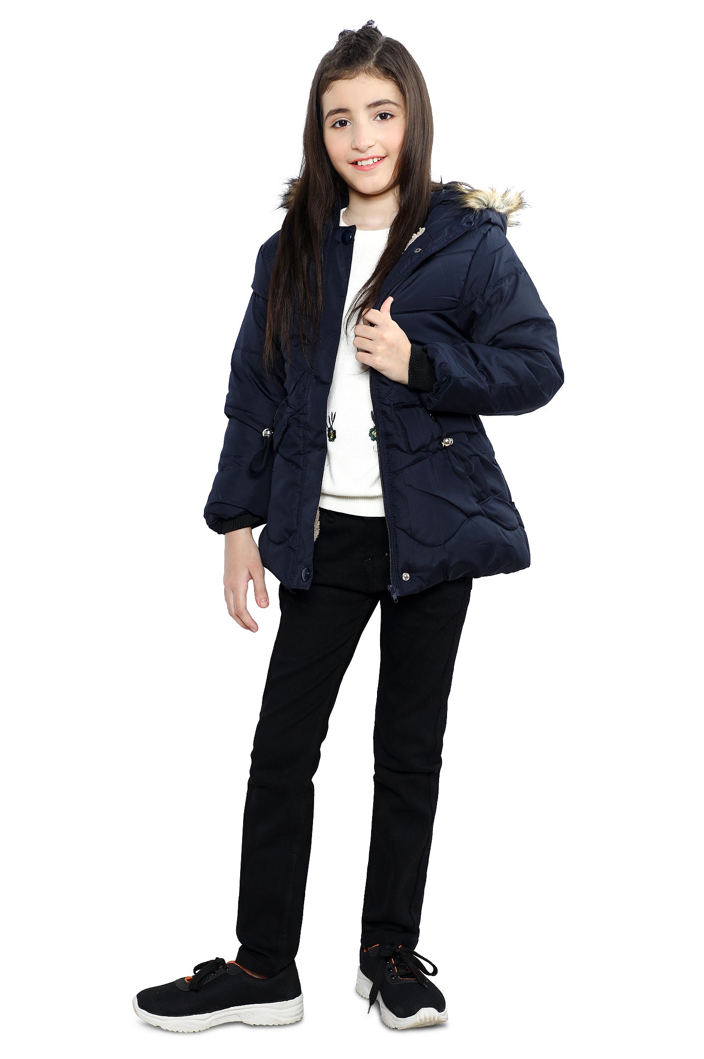 Girls Jackets SKU: KGF-0153-NAVY - Diners