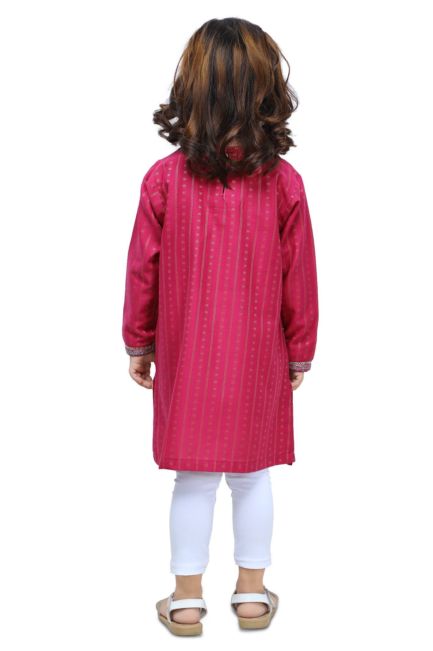 Girls Kurti SKU: KGKK-0434-PINK - Diners