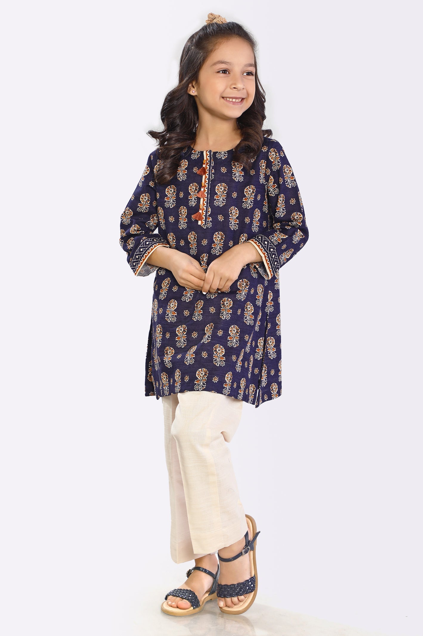 Khaddar Purple Kurti From Diners