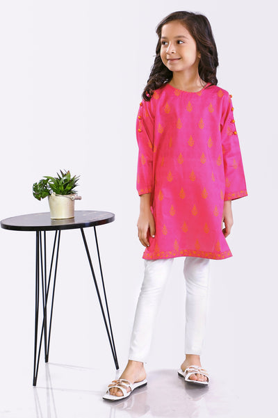 Pink Girls Kurti From Diners